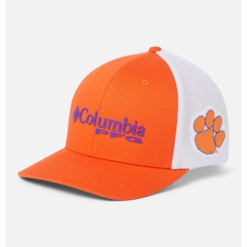 Dámské Kšiltovky Columbia PFG Mesh Ball - Clemson Oranžové YHQSLA610